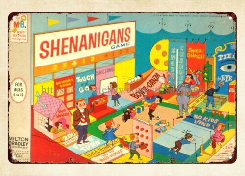 Vintage Collectibles Store - لعبة الشينانيجانز اللوحية 1964، لوحة معدنية