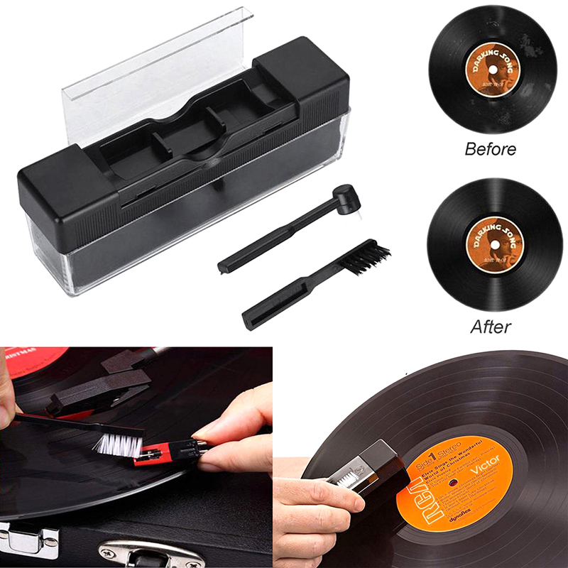[مجموعة من 3 فرش لتنظيف الأسطو - مراجعة Vinyl Record Cleaner وسعره